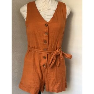 Primark Burnt Orange Sleeveless Romper